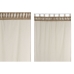 Gordijn Home ESPRIT Beige Natuurlijk 140 x 260 cm