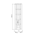 Étagère d'Angle Alexandra House Living Blanc Bois MDP 33 x 161 x 33 cm 5 Etagères