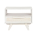 Mesa de Cabeceira Home ESPRIT Branco Rotim Madeira de mangueira 55 x 35 x 45 cm