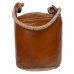 Doorstop Alexandra House Living Cotton Leather 20 x 20 x 20 cm Brown