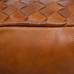 Doorstop Alexandra House Living Cotton Leather 20 x 20 x 20 cm Brown