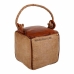 Doorstop Alexandra House Living Leather 20 x 20 x 20 cm Brown