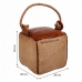 Doorstop Alexandra House Living Leather 20 x 20 x 20 cm Brown