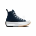 Kvinde Casual Sneakers Converse Run Star Hike Marineblå