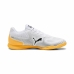 Chuteiras de Futebol de Salão para Adultos Puma Truco II Branco Preto Laranja Unissexo