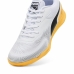 Chuteiras de Futebol de Salão para Adultos Puma Truco II Branco Preto Laranja Unissexo