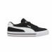 Casual Herensneakers Puma Court Classic Vulc Zwart