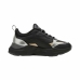 Casual Damenturnschuh Puma Cassia Metallic Shine Schwarz