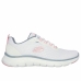 Naiste treeningkingad Skechers Flex Appeal 5.0 Valge Roosa