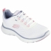 Naiste treeningkingad Skechers Flex Appeal 5.0 Valge Roosa