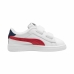 Chaussures casual enfant Puma Smash 3.0 V Blanc Rouge