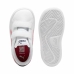 Scarpe da Tennis Casual Bambino Puma Smash 3.0 V Bianco Rosso