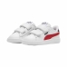 Ténis Casual Criança Puma Smash 3.0 V Branco Vermelho