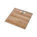 Báscula Digital de Baño EDM 07531 Marrón Madera Cristal 180 kg