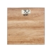 Báscula Digital de Baño EDM 07531 Marrón Madera Cristal 180 kg