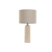 Bordlampe Home ESPRIT Beige Hør Marmor 35 x 35 x 66 cm