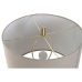 Bordlampe Home ESPRIT Beige Hør Marmor 35 x 35 x 66 cm