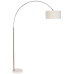 Gulvlampe Home ESPRIT Hvid Beige Gylden 126 x 40 x 193 cm