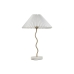 Bureaulamp Home ESPRIT Wit Gouden Linnen Metaal 50 W 220 V 36 x 36 x 52 cm