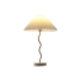 Desk lamp Home ESPRIT White Golden Linen Metal 50 W 220 V 36 x 36 x 52 cm