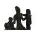 Dekorativ figur Home ESPRIT Brun Sort Familie 26,5 x 9 x 20 cm