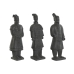 Decorative Figure Home ESPRIT Light grey Warrior 18,5 x 16,5 x 57 cm (3 Units)