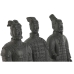 Figurine Décorative Home ESPRIT Gris clair Guerrier 18,5 x 16,5 x 57 cm (3 Unités)