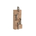 Figura Decorativa Home ESPRIT Castanho Prateado Natural 15 x 10 x 39 cm