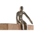 Figurine Décorative Home ESPRIT Marron Argenté Naturel 15 x 10 x 39 cm