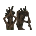 Decoratieve figuren Home ESPRIT Bruin Yoga Indiaas 13 x 6 x 16 cm (2 Stuks)