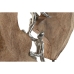 Statua Decorativa Home ESPRIT Marrone Argentato 35 x 9 x 52 cm