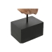 Figura Decorativa Home ESPRIT Castanho Preto Mulher Homem 13 x 9 x 40 cm (2 Unidades)