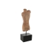 Decoratieve figuren Home ESPRIT Bruin Zwart Vrouw Mannen 13 x 9 x 40 cm (2 Stuks)