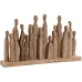 Figura Decorativa Home ESPRIT Castanho Pessoas 61 x 10 x 36 cm