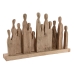 Decoratieve figuren Home ESPRIT Bruin Personen 61 x 10 x 36 cm