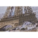 Painting Home ESPRIT White Grey Golden Paris Glitter Loft 150 x 3 x 100 cm (2 Units)