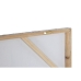 Pintura Home ESPRIT Branco Dourado Purpurina Londres Loft 150 x 3 x 100 cm (2 Unidades)