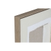 Cadre Home ESPRIT Marron Beige Abstrait Urbaine 82 x 3,8 x 102 cm (2 Unités)