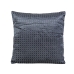 Kussen Romimex Donkerblauw Fluweel 45 x 10 x 45 cm Borduurwerk