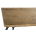 Console DKD Home Decor Black Natural Metal Fir 120 x 40 x 81 cm