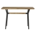 Console DKD Home Decor Noir Naturel Métal Sapin 120 x 40 x 81 cm