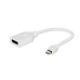 Câble Mini DisplayPort vers DisplayPort GEMBIRD A-MDPM-DPF-001-W DisplayPort Mini DisplayPort Blanc