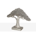 Sculpture Romimex Silver Tree 34 x 28 x 10 cm