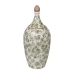 Tibor Romimex Groen Beige Porselein Blommor 19 x 44 x 19 cm