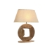 Bureaulamp Home ESPRIT Beige Natuurlijk Mangohout 50 W 220 V 60 x 20 x 75 cm