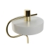 Bureaulamp Home ESPRIT Wit Gouden Metaal 220 V 28 x 18 x 46 cm