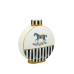 Potiche Romimex Multicouleur Porcelaine Cheval 23 x 28 x 9 cm