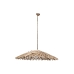 Lampa Sufitowa Home ESPRIT Naturalny Drewno Drewno eukaliptusowe 50 W 100 x 100 x 18 cm