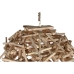 Suspension Home ESPRIT Naturel Bois Bois d'eucalyptus 50 W 40 x 40 x 40 cm