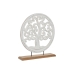 Figura Decorativa Home ESPRIT Blanco Marrón Árbol Árabe 40 x 9 x 45 cm